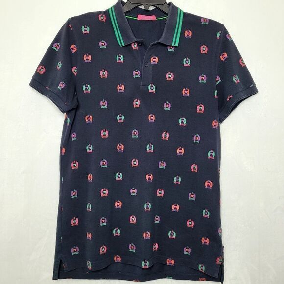 Scotch & Soda Multicolor Polo Shirt Size Large - Picture 1 of 7